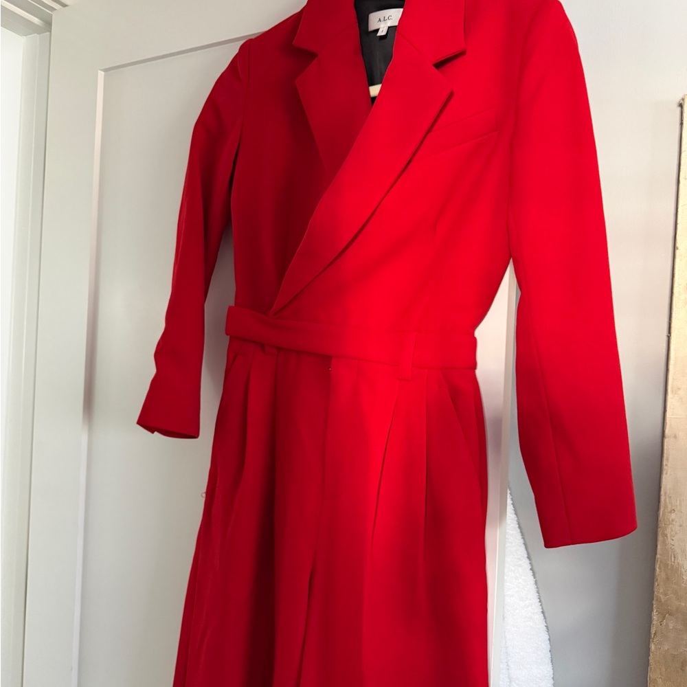 A.L.C. Vibrant Red One Piece Suit